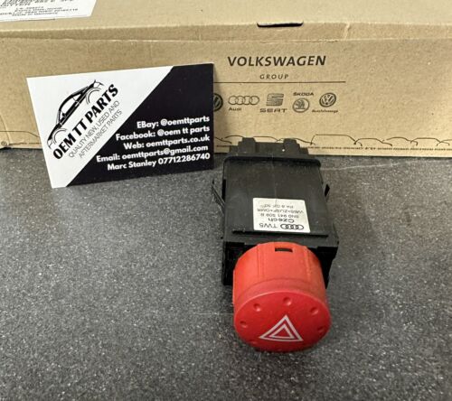 AUDI TT MK1 HAZARD SWITCH.                     GENUINE OEM 8N0941509B