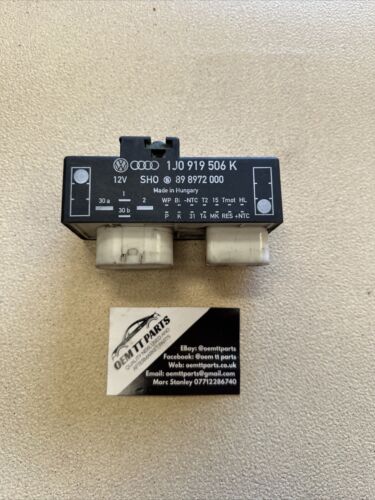 AUDI TT RADIATOR FAN CONTROL RELAY 1J0919506K